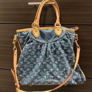 Louis Vuitton Monogram Denim Neo Cabby GM Bag
